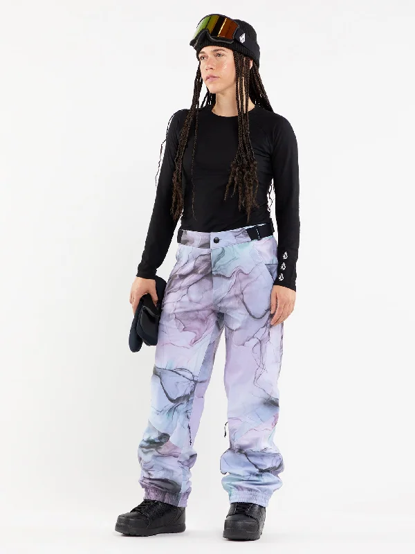 Dust Up Bonded Pants - Glacier Ink Elegant Wool Trousers