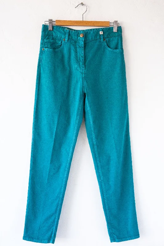 Carrot Slim 5 Pocket Pant Relaxed High-Waist Trousers
