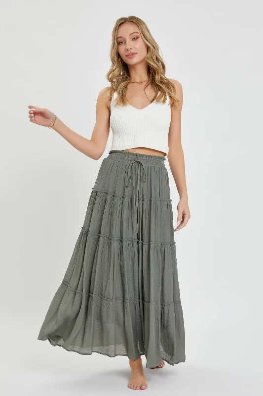 Marleighn Midi Skirt wrap skirt elegant