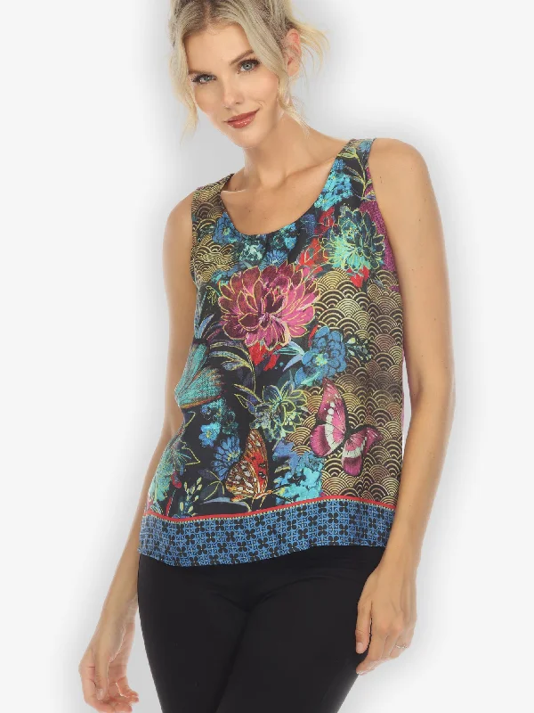 Magical Butterfly Tencel Tank Top cotton tank top