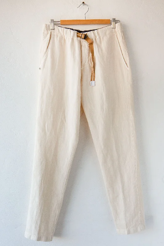 Greg Cotton/Linen Pant Comfortable Wide-Leg Pants