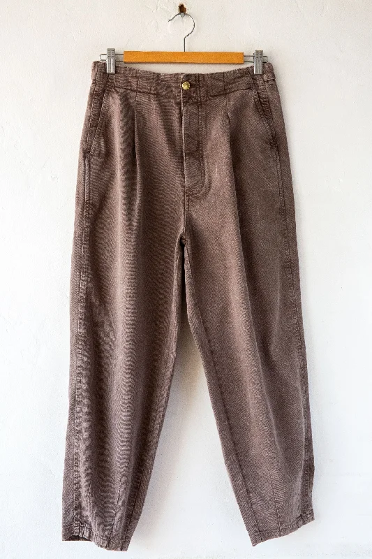 Pleat Balloon Pant Trendy Velvet Pants