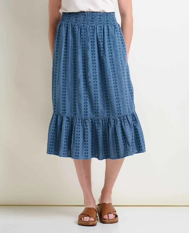 Cipher Midi Skirt high slit skirt