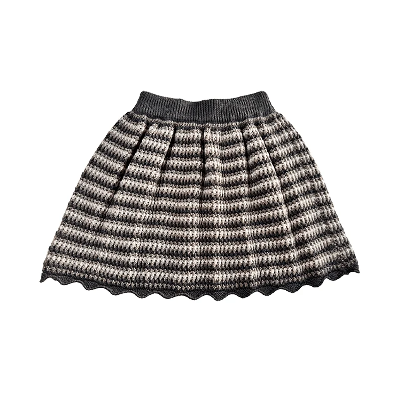 Porth Skirt in Umber by Mabli denim skirt classic