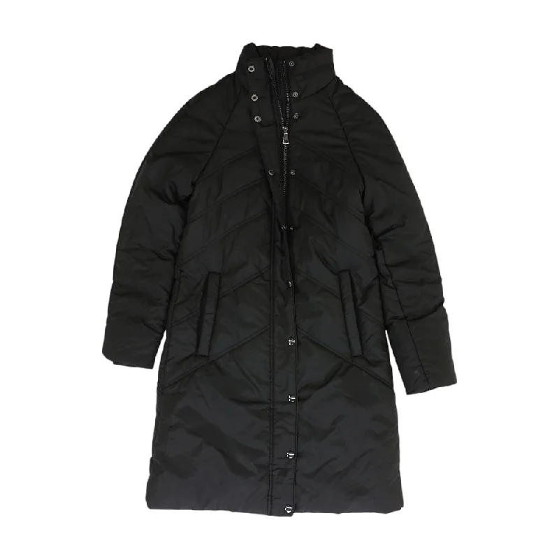 Black Solid Puffer Jacket Satin Jacket Silk Jacket Chiffon Jacket