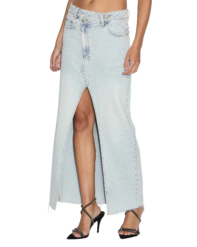 RELAX MAXI SKIRT SKYFALL high slit skirt
