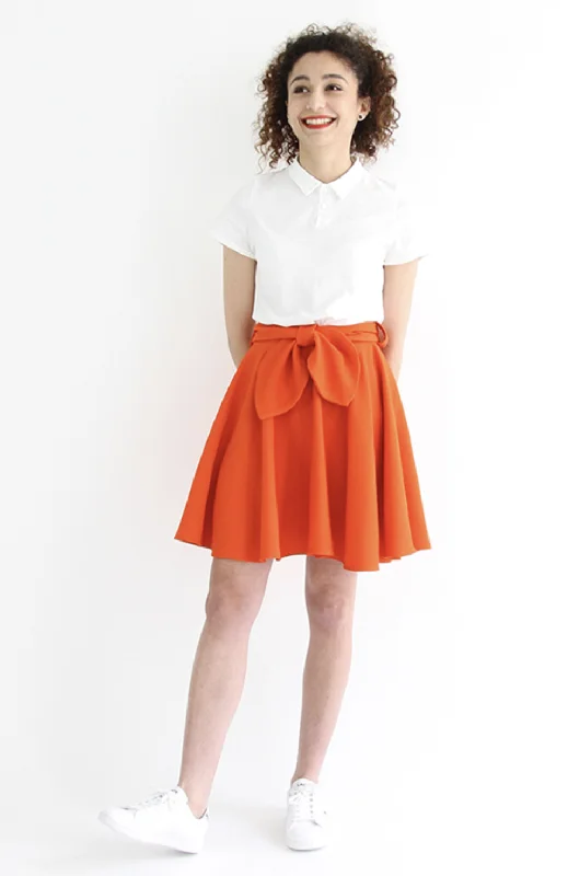 I AM Patterns Félicie Skirt leather skirt bold