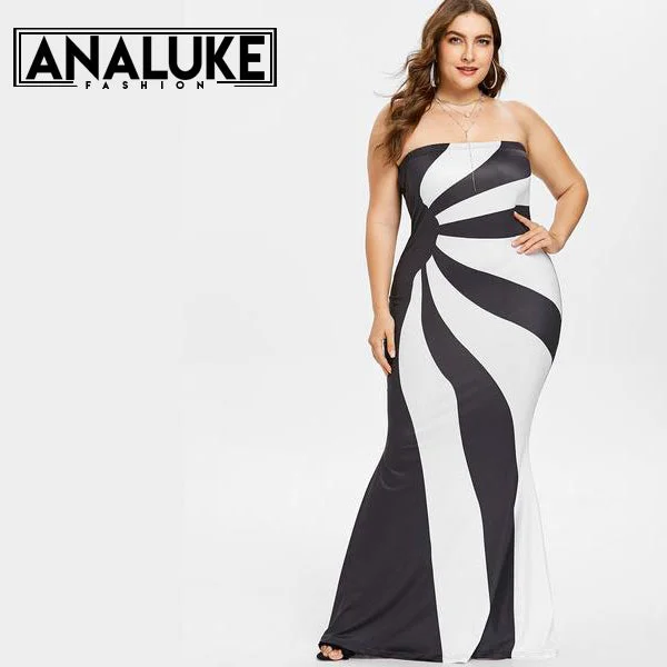 Elegant Maxi Long Party Dress Tunics Brand named