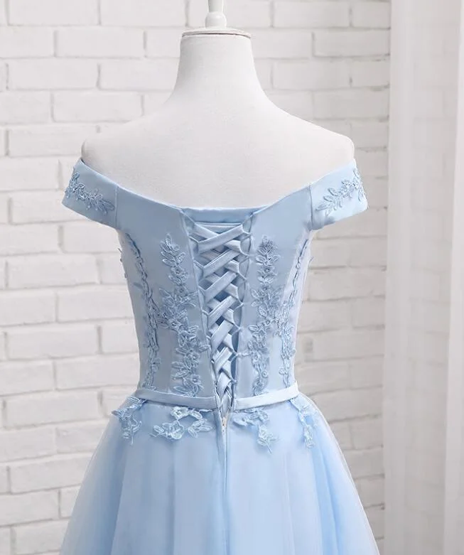 Lovely Off Shoulder Short Party Dress, Cute Homecoming Dress Tunics Evening elegant