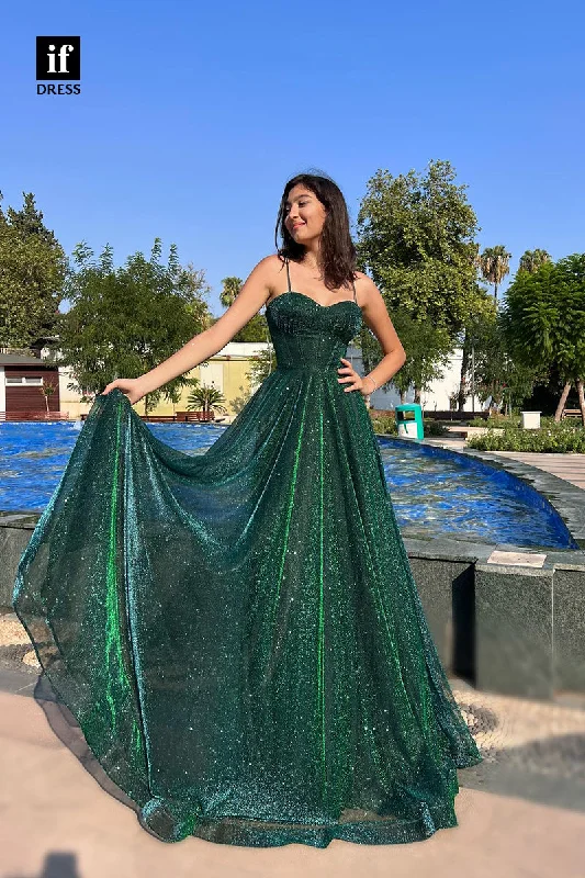 34260 - Sparkly Sweetheart A-Line Sleeveless Prom Party Dress Peplum Ruffle Cocktail