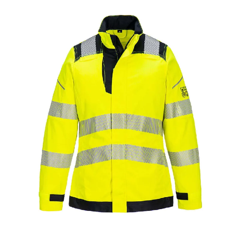 Portwest FR715 PW3 FR Hi-Vis Womens Work Jacket Striped Jacket Polka Dot Jacket Floral Jacket Portwest FR715 PW3 FR Hi-Vis Womens Work Jacket Striped Jacket Polka Dot Jacket Floral Jacket