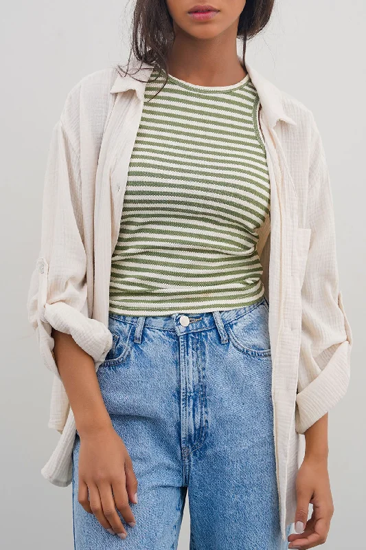 STRIPED TANK TOP bold tank top