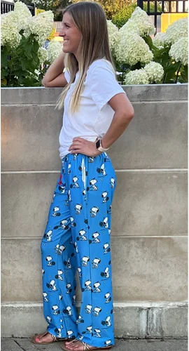 Snoopy Tennis PJ Pants Stylish Casual Pants