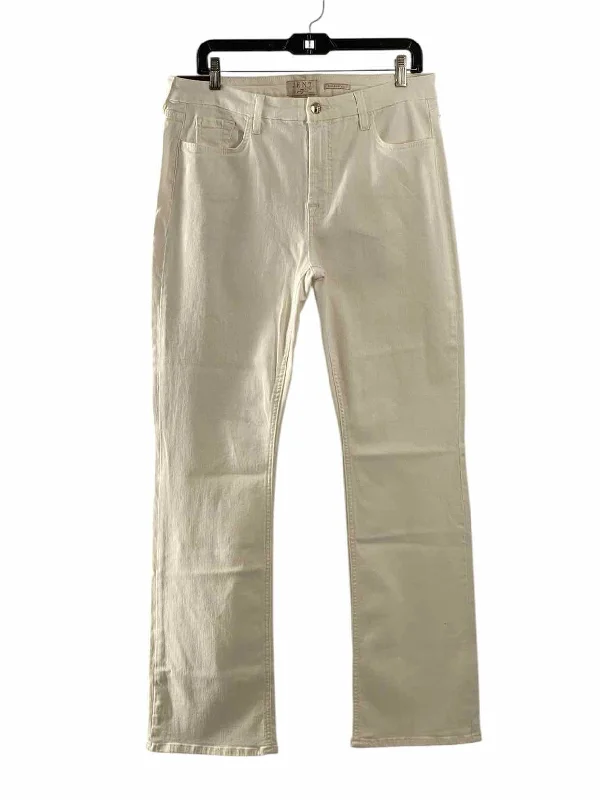 Jen7 Size 12 White NWT Pants Elegant Palazzo Trousers