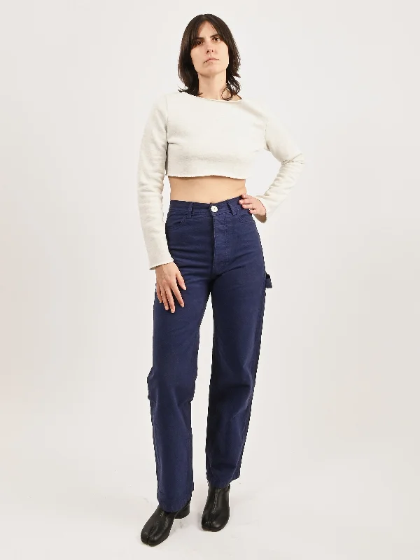 Bill Cunningham Blue Handy Pant Soft Stretch Trousers