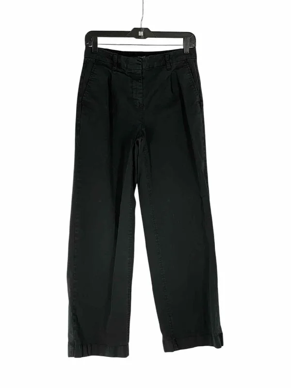 J. Crew Size 2 Black Pants High-Waist Trousers