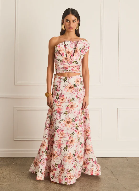 Chase Veronica Maxi Skirt floral skirt print