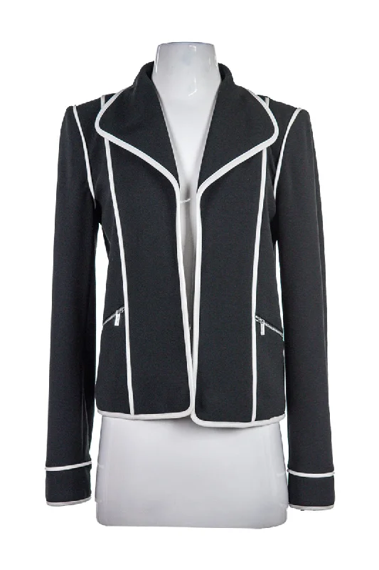 Calvin Klein Jacket Notch Collar Jacket Peter Pan Collar Jacket Cowl Neck Jacket