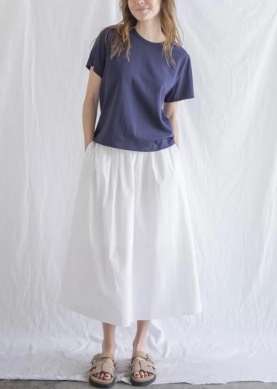 IMPERFECT Mya Poplin Skirt linen skirt light