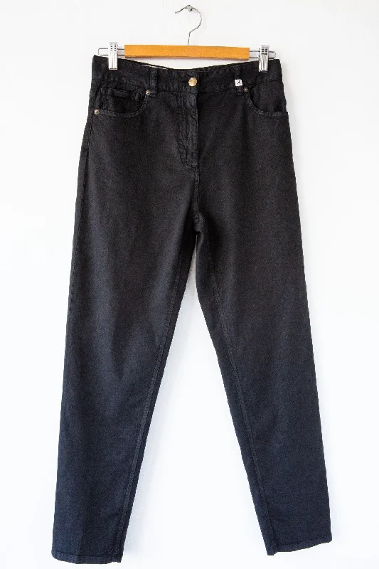 Carrot Slim 5 Pocket Pant Chic Faux Leather Pants