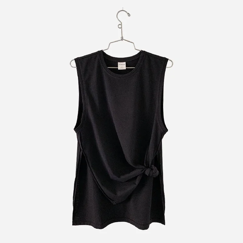 Sherman Tank (Black) strapless tank top