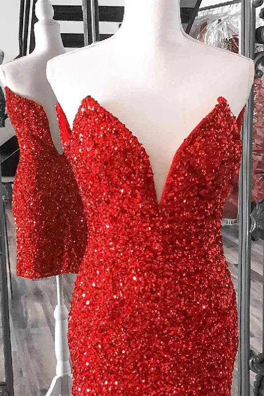Tight V Neck Red Sequins Short Party Dress,Sparkly Bodycon Dresses Tunics Review highly Tight V Neck Red Sequins Short Party Dress,Sparkly Bodycon Dresses Tunics Review highly