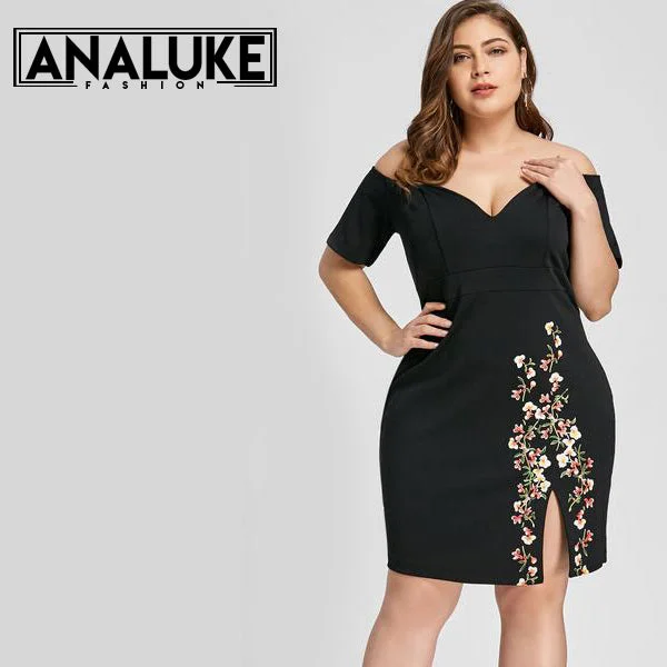 Big Size Floral Printed Party Dress Tunics Top rated