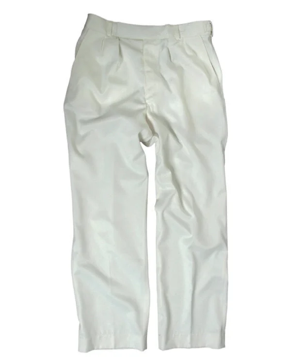 British Vintage White Naval Uniform Pants Comfy High-Waist Jeans