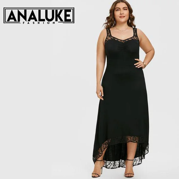 Plus Size Low Maxi Elegant Party Dress Tunics Essential wardrobe