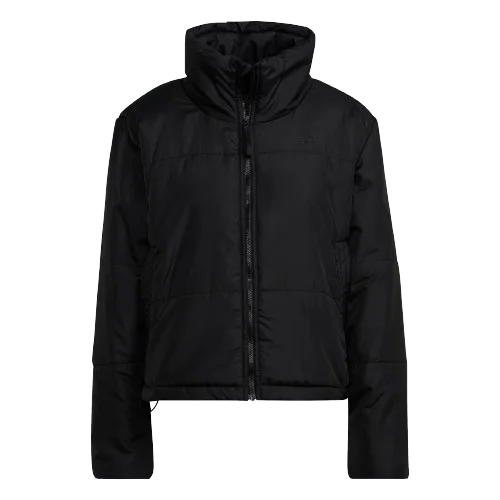 ADIDAS BSC INSULATED JACKET - WOMEN - BLACK Bomber Jacket Anorak Windbreaker