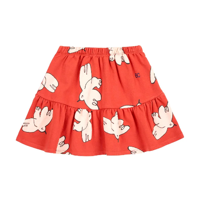 Freedom Bird Skirt by Bobo Choses button skirt front