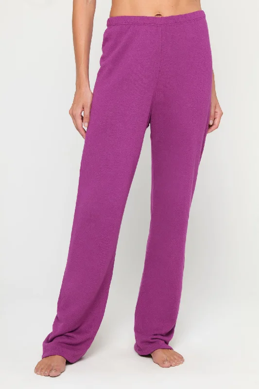 Joy Straight Leg Pant Chic Checkered Pants