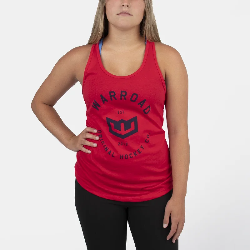 Women's OG Hockey Racer Tank one shoulder tank