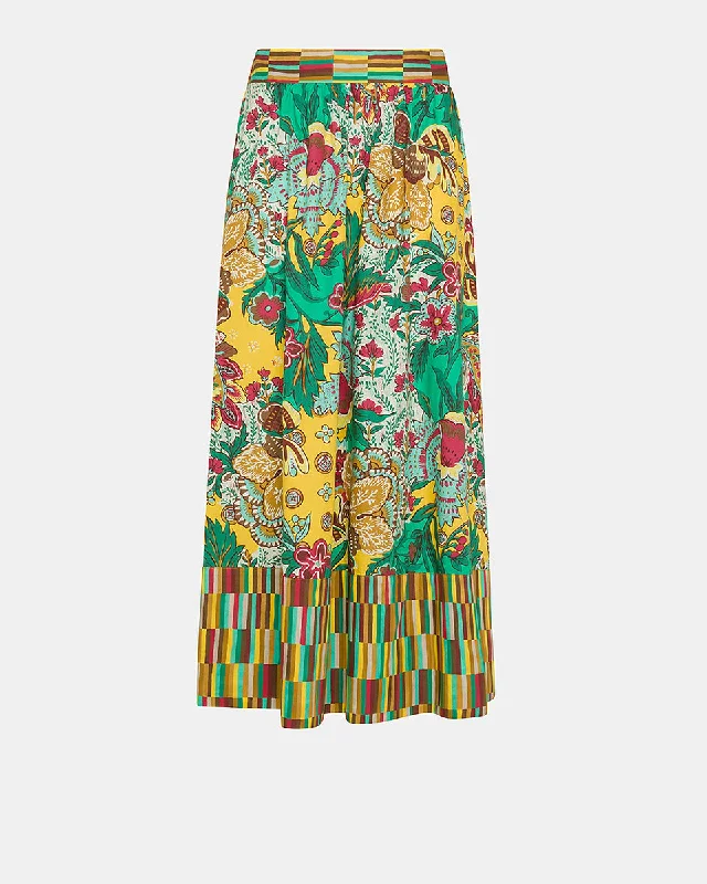 Iris Skirt in Poplin a-line skirt cut