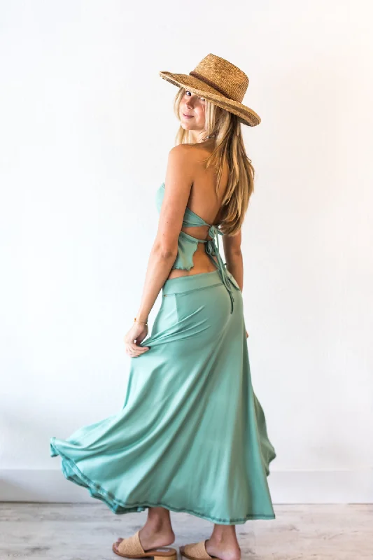 Like a Mermaid  Maxi Skirt velvet skirt plush