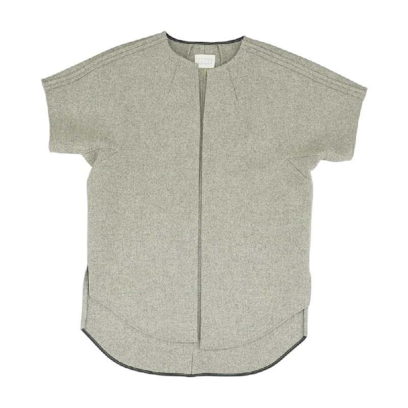 Gray Solid Jacket Chenille Jacket Brocade Jacket Lace Jacket