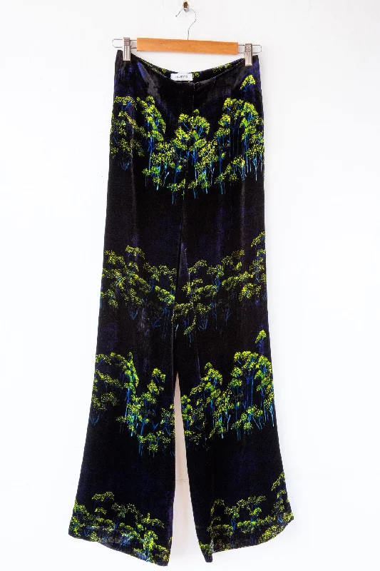Floral Pant Formal Wide-Leg Pants