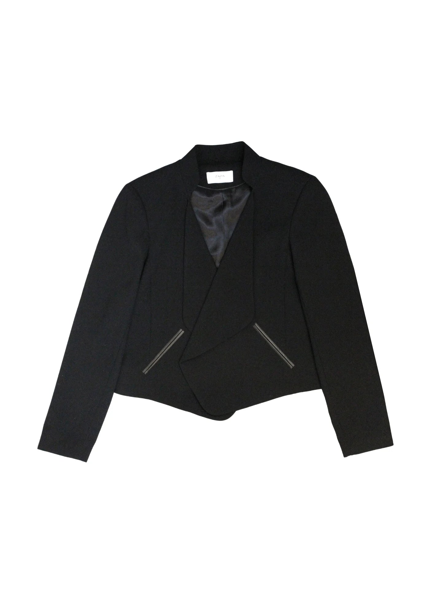 BLACK LONG-SLEEVED JACKET Plaid Jacket Tartan Jacket Houndstooth Jacket