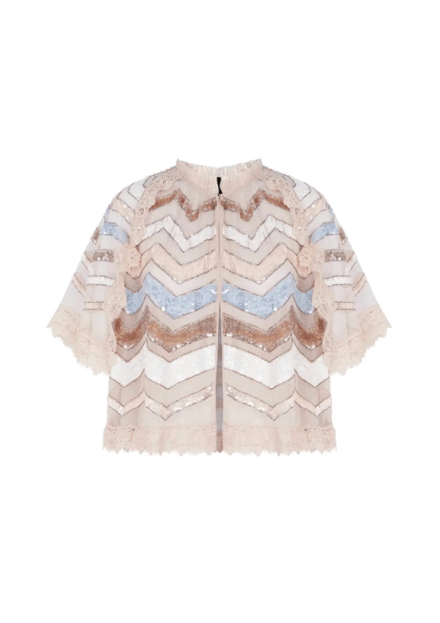 PINK TULLE JACKET Wool Jacket Cashmere Jacket Tweed Jacket