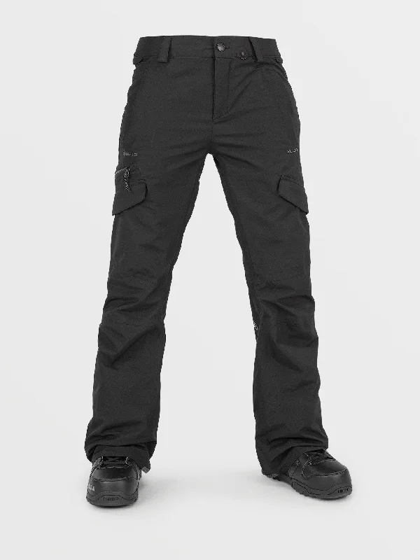 Womens Aston Gore-Tex Pants - Black Fashionable Tapered Leg Pants