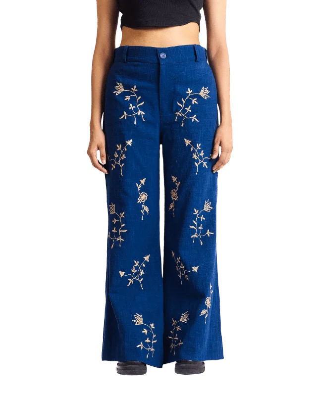 "MIDNIGHT EXPRESS" KHADDAR PANTS Elegant Trouser Pants