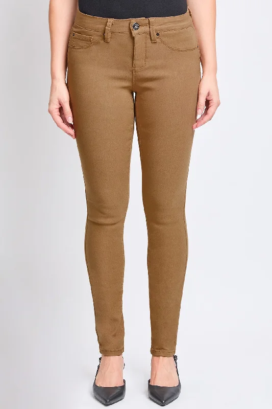 Women's Hyperstretch Skinny Pants, Topaz Comfy Zip-Up Pants