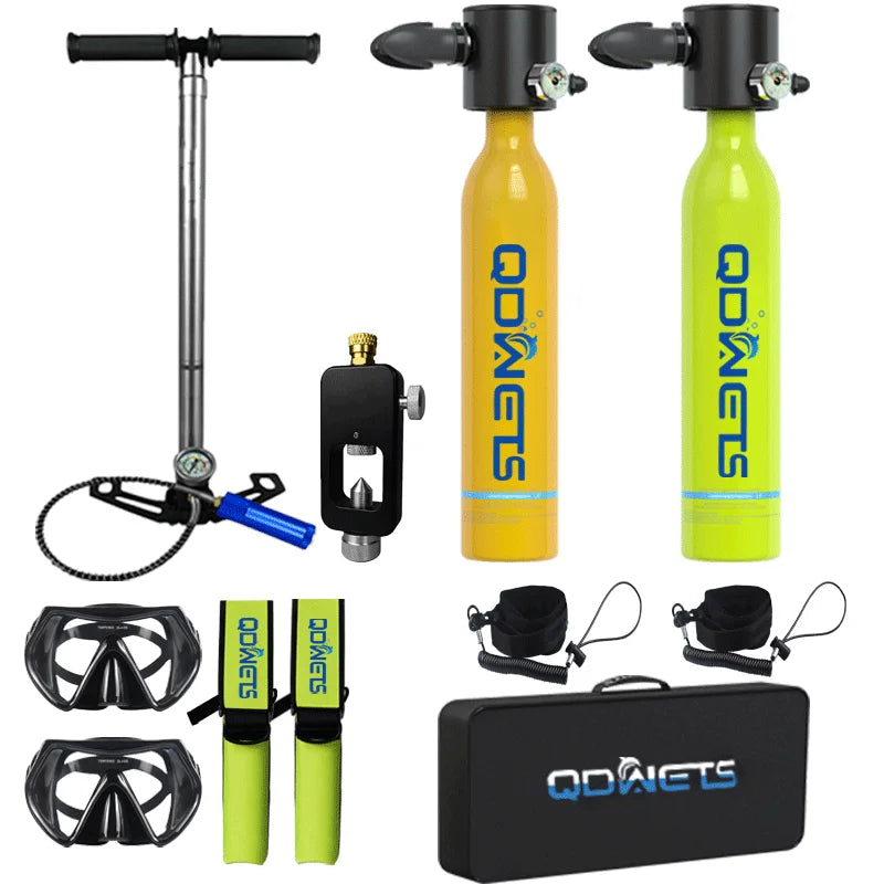 Scuba Diving Tank, 0.5L Scuba Tank ,5-10 Minutes of Underwater Capability.Mini Scuba Tanks, Scuba Diving Tanks Complete with P basic tank top
