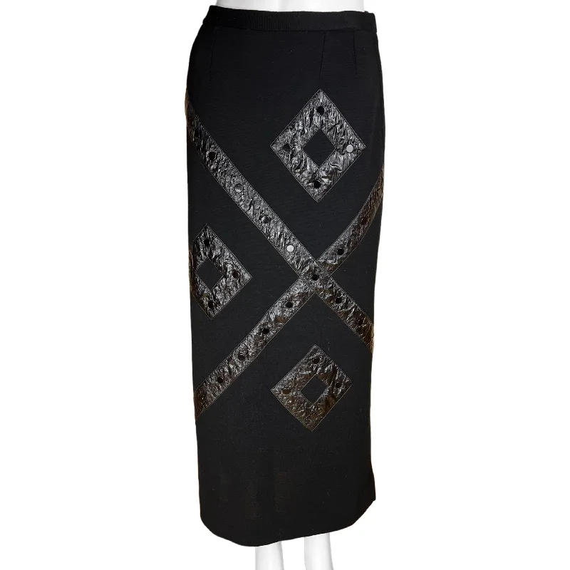 Vintage 1970s Italian Skirt Via Appia Roma Size 10 boho skirt vibe