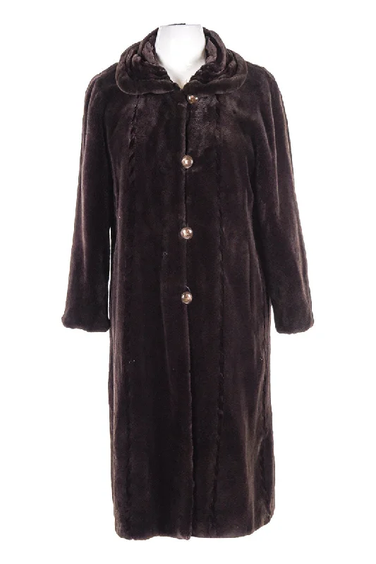 Reversible Faux Fur Jacket Insulated Jacket Fitted Jacket Loose Jacket