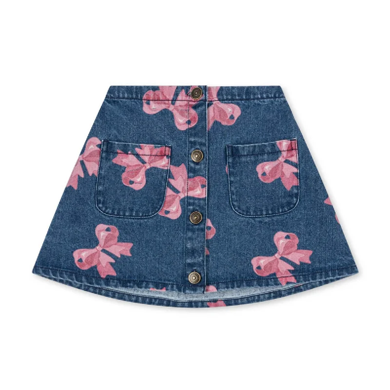 Magot Skirt in Bella Bow by Konges Sløjd silk skirt lustrous