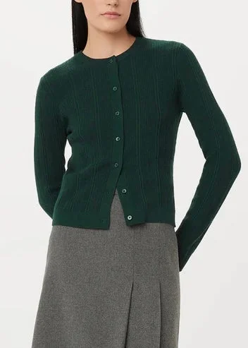 The Fitted Cardigan Fleece Cardigan Nylon Polyester