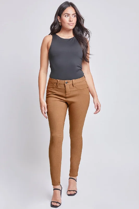 Women's Hyperstretch Skinny Pants, Almond Classic Bootcut Trousers