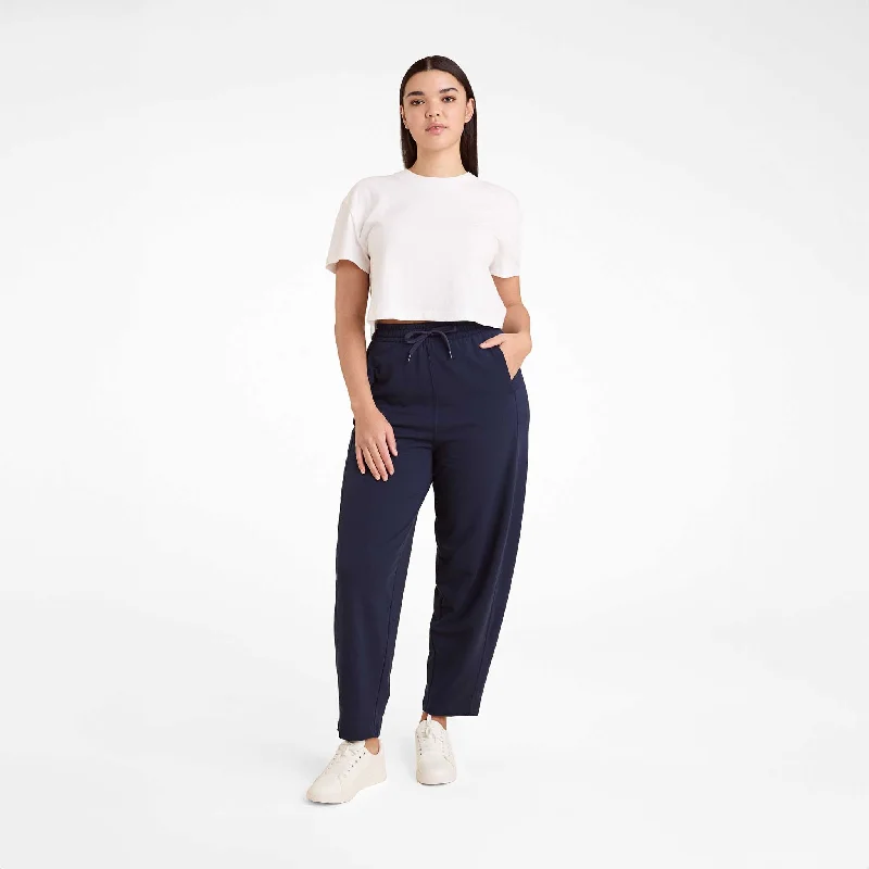 CloudTech Boyfriend Pant | Navy Chic Slim Fit Pants