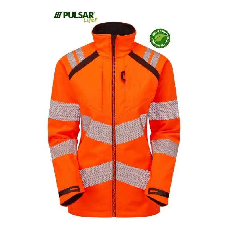PULSAR Life Ladies Hi Vis Softshell Jacket Rail Spec LFE966 Fleece Jacket Down Jacket Feather Jacket PULSAR Life Ladies Hi Vis Softshell Jacket Rail Spec LFE966 Fleece Jacket Down Jacket Feather Jacket